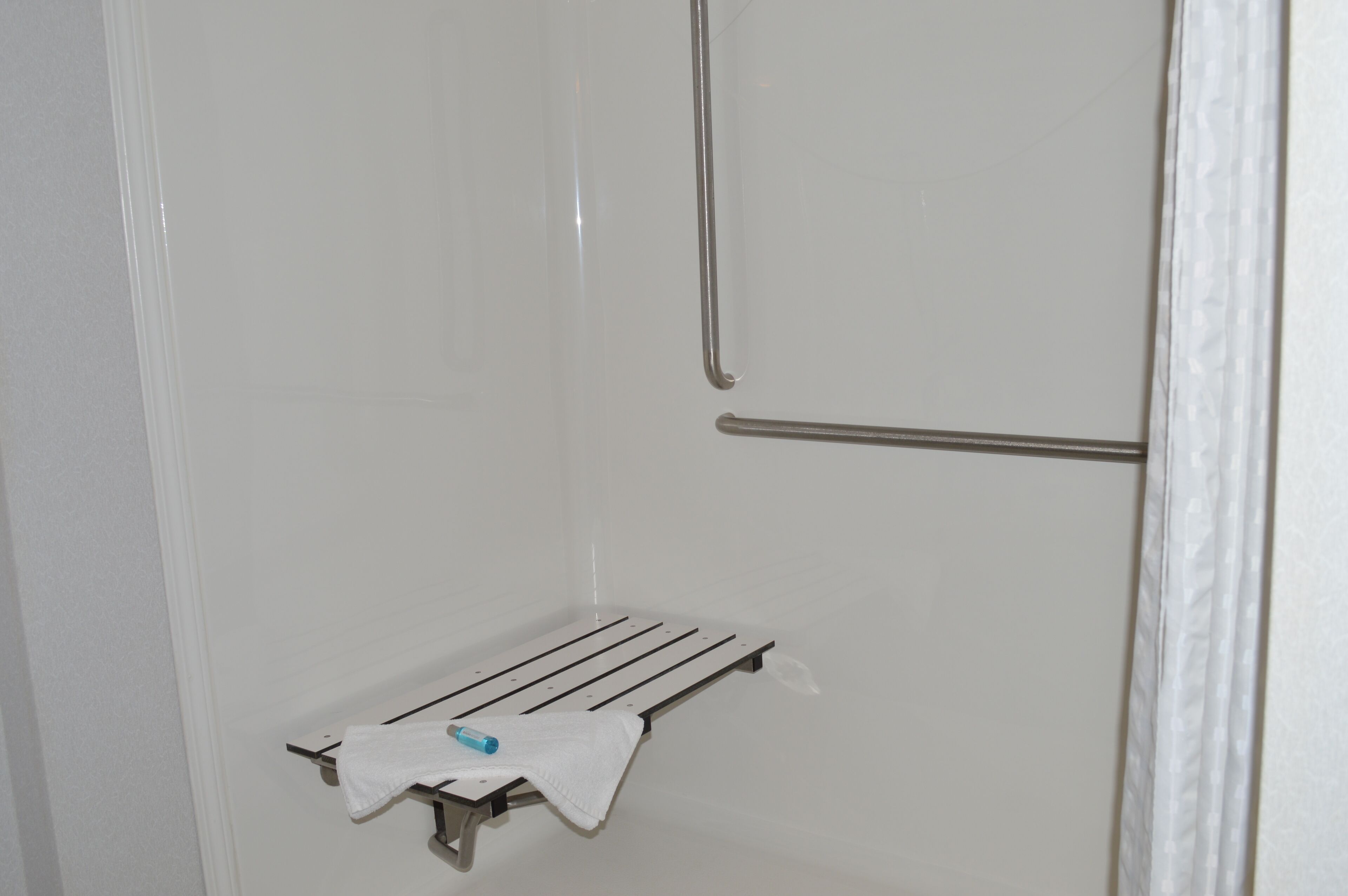 standard room, 2 queen beds, accessible | bathroom | hair dryer, towels