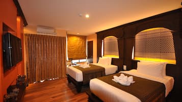 Superior Twin kamer, 2 eenpersoonsbedden | Een kluis op de kamer, verduisterende gordijnen, gratis wifi