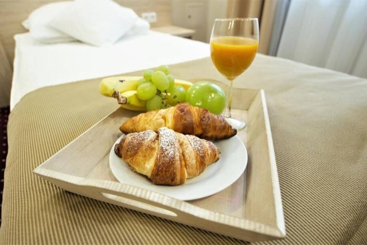 business double or twin room | blackout curtains, iron/ironing board, travel cot, free wifi