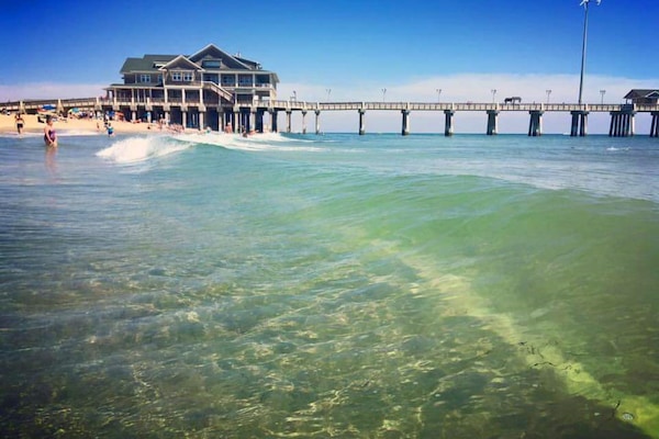 On the beach, surfing, fishing