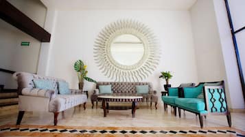 Sala de estar en el lobby