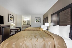 Standard Room, 2 Double Beds, Non Smoking | Premium bedding, down comforters, pillowtop beds, desk - Quality Inn Pinehurst Area (Aberdeen)