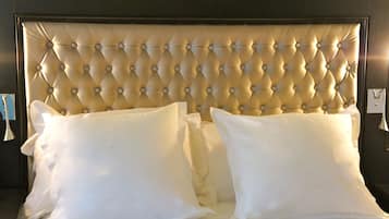 Pillow-top beds, soundproofing, free WiFi, bed sheets