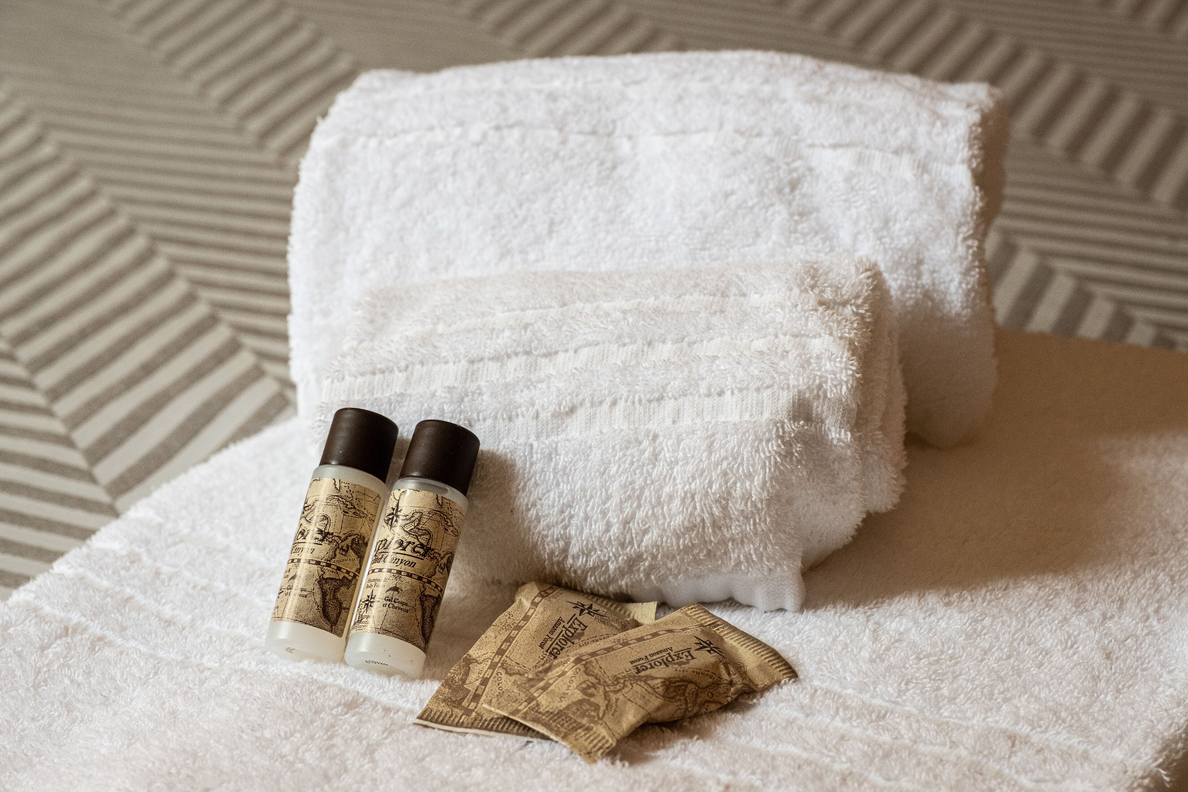 single room | bathroom | shower, hair dryer, towels