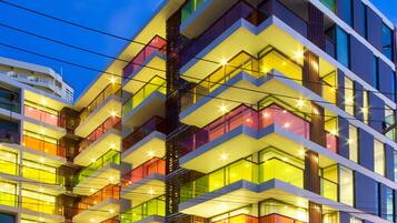 Front of property – evening/night