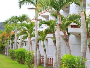 Blick auf den Garten