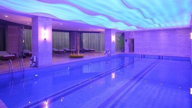 Indoor pool - Jianguo Hotel, Yuncheng Yanhu (Yuncheng)