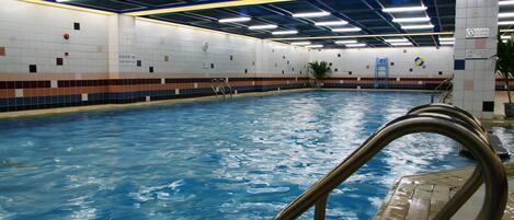 Indoor pool, outdoor pool
