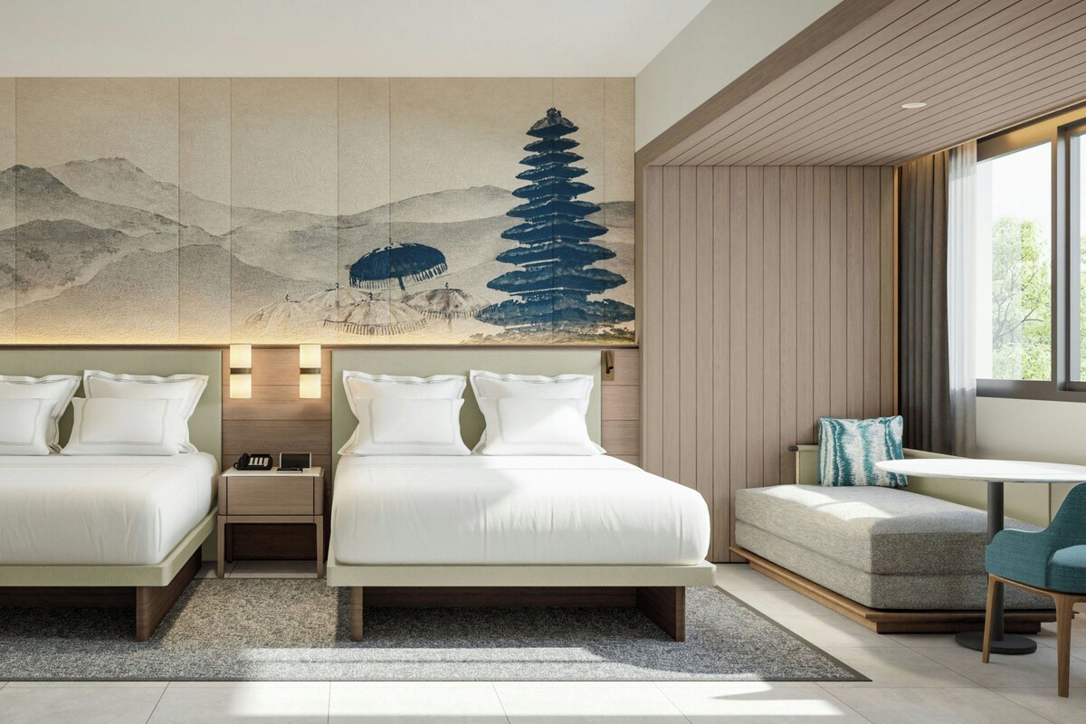 Family Room, 2 Queen Beds, City View | Pillowtop beds, in-room safe, desk, blackout drapes