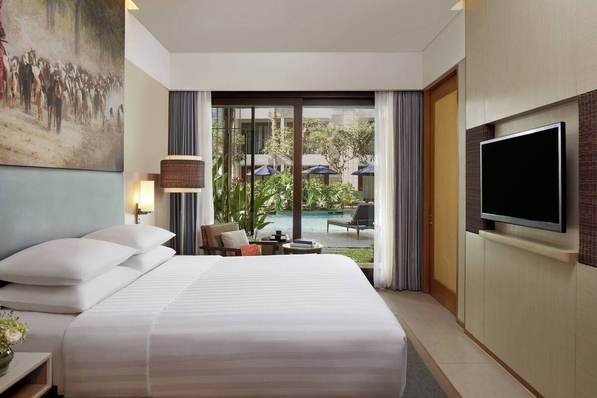 Room, 1 Katil Raja (King), Terrace, Poolside (View) | Kolam renang | Kolam renang terbuka, kabana percuma, payung kolam 