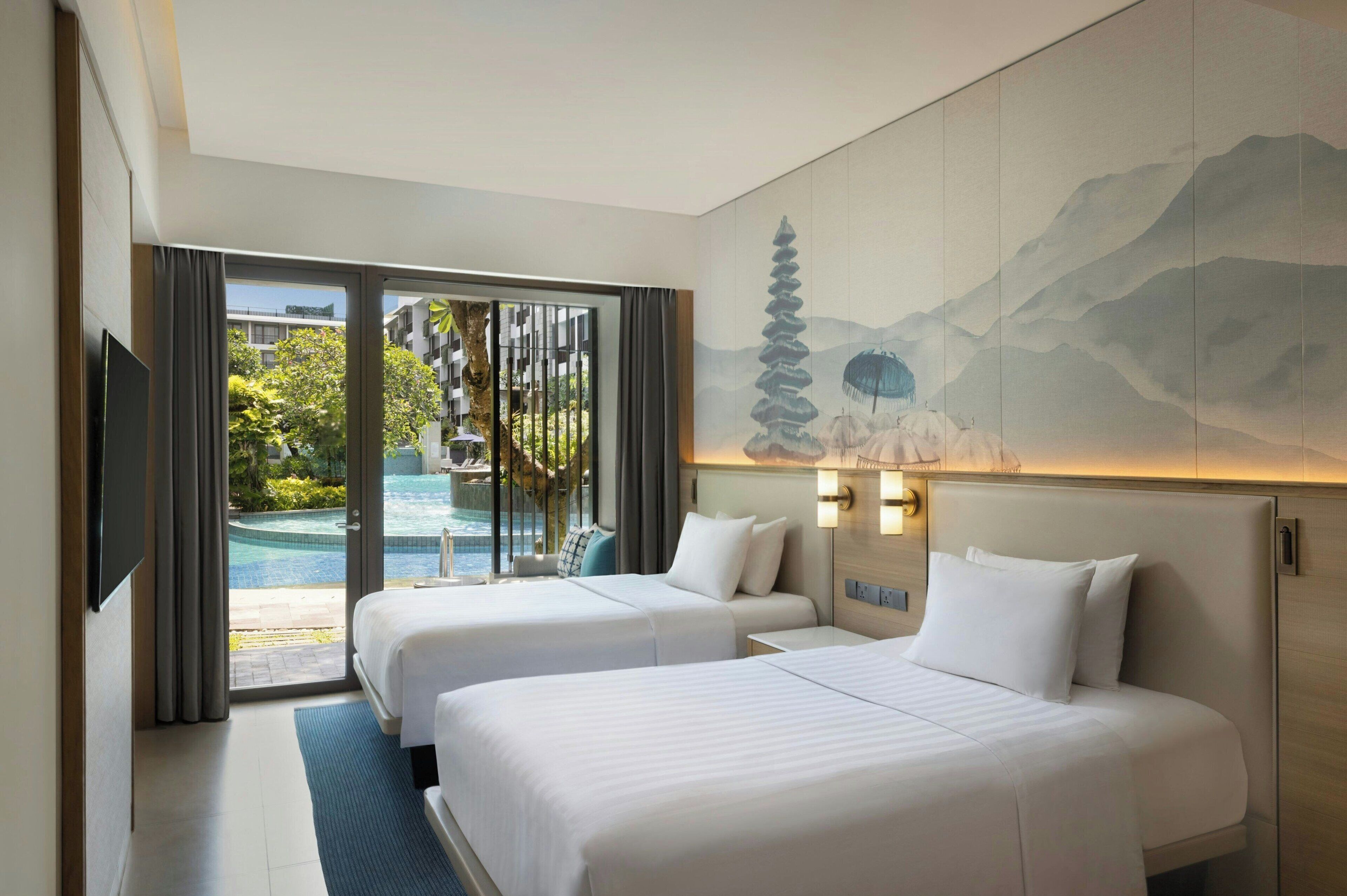 Room, 2 Single Beds, Terrace, Poolside (View) | Pool