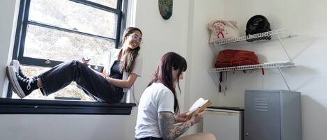 Small Queen Room with Shared Bathroom