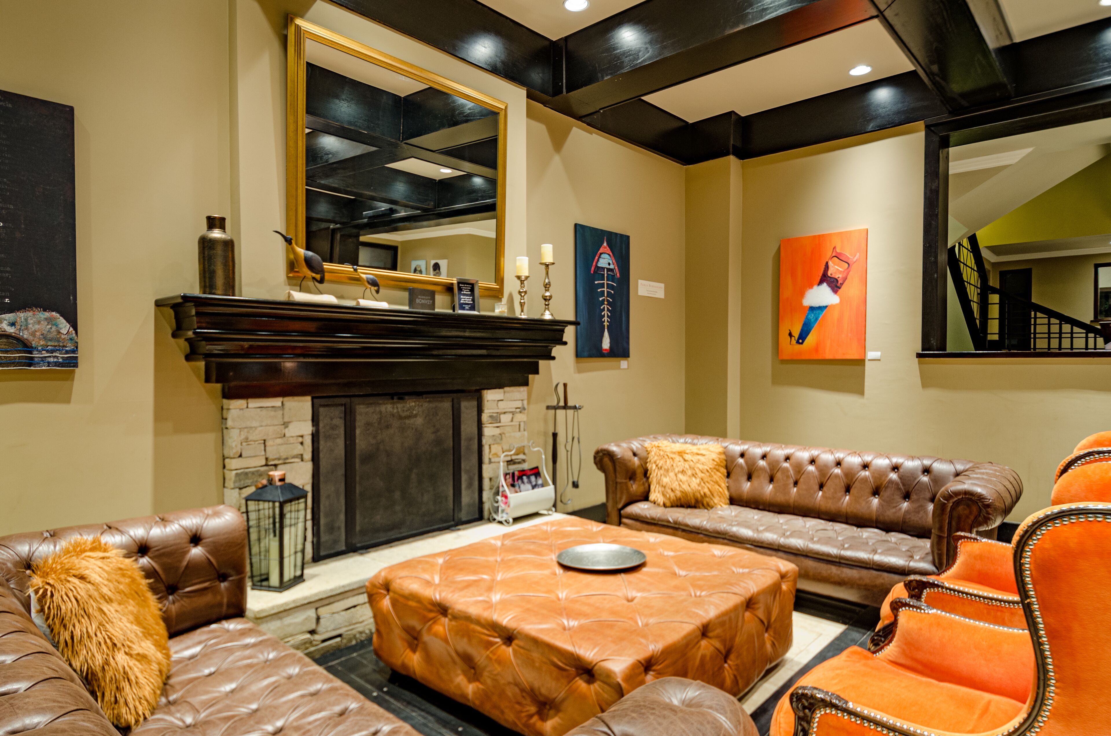 Sala de estar en el lobby