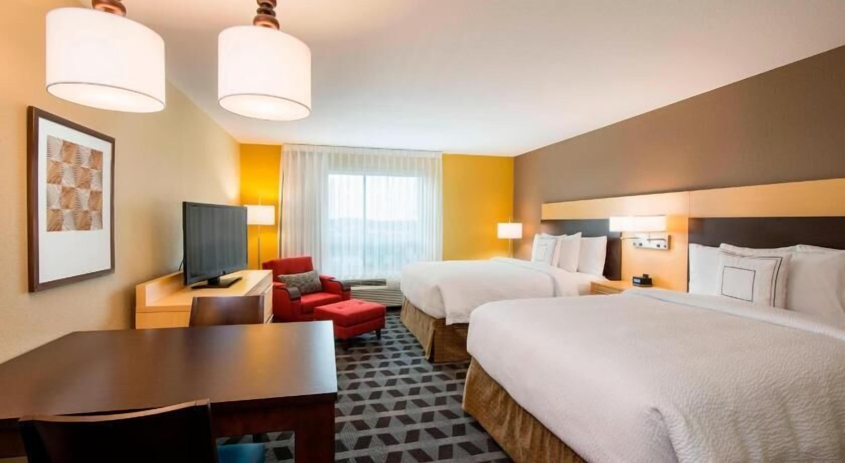 Peralatan tempat tidur premium, tilam berlapik, peti besi dalam bilik 