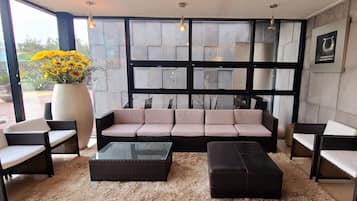 Sala de estar en el lobby