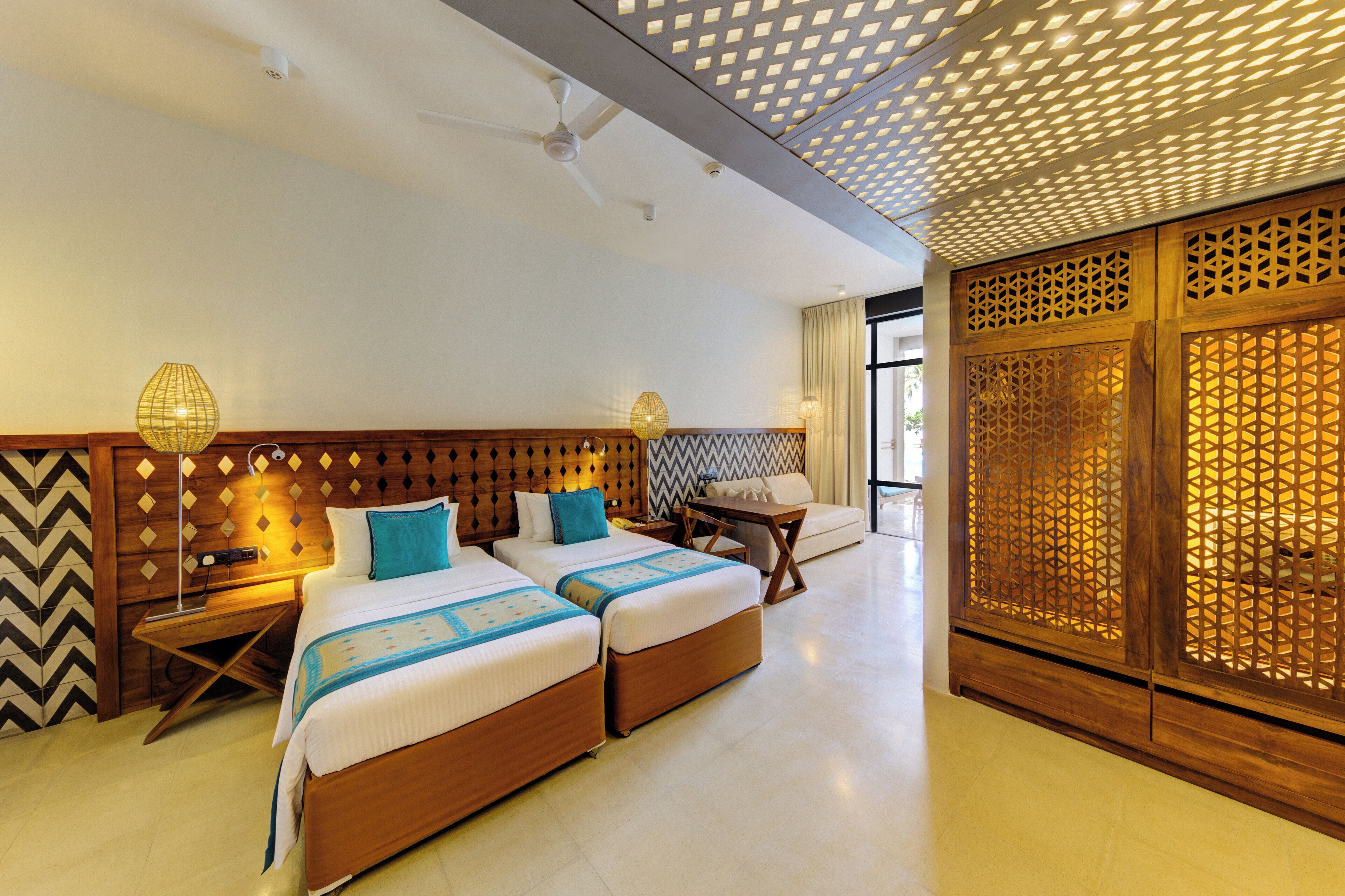 superior ocean view twin | 1 bedroom, minibar, in-room safe, desk