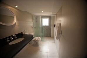 Hair dryer, towels - Hotel Plaza Apolo (São Paulo)