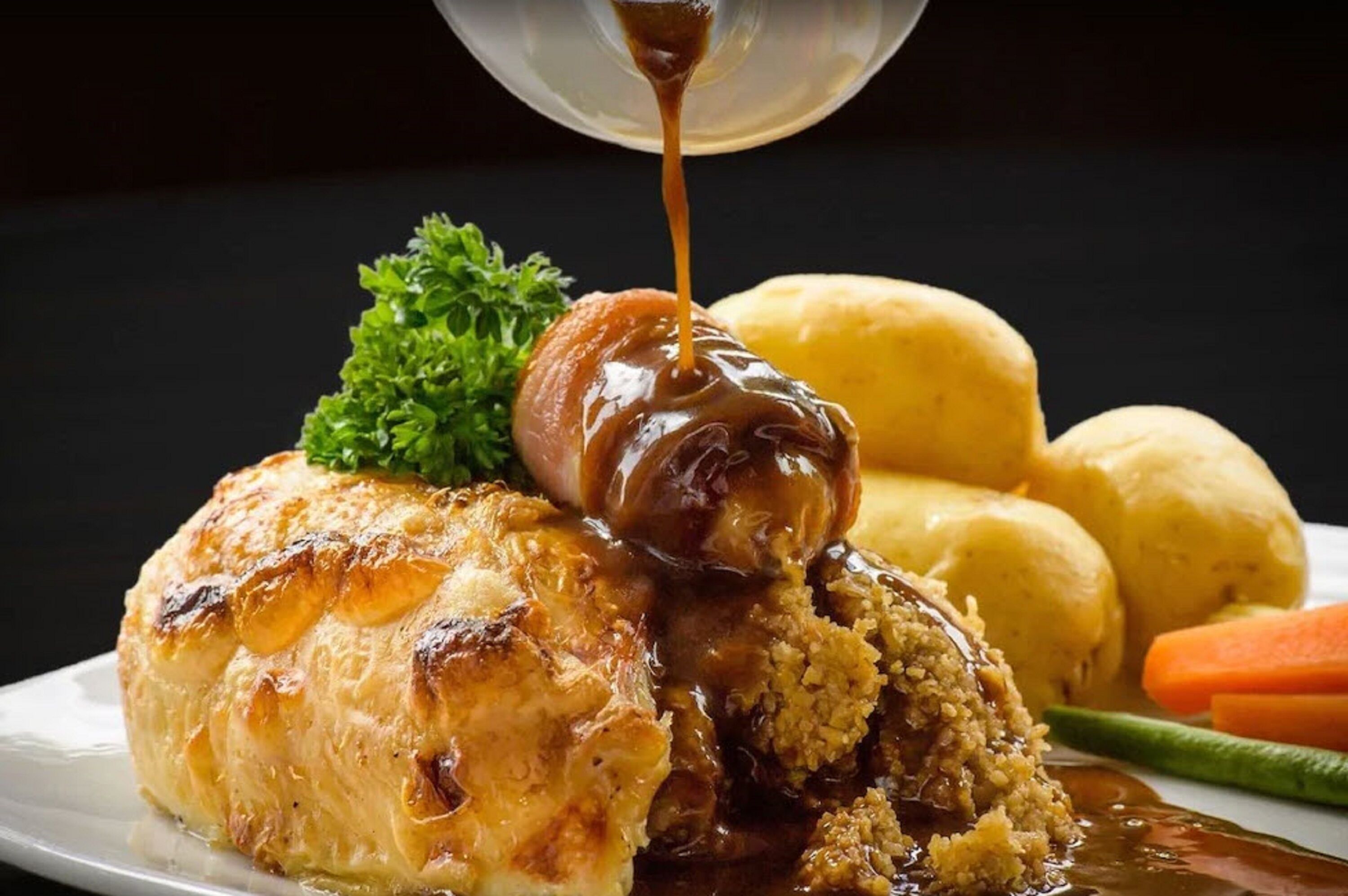 breakfast, lunch, dinner served; local cuisine