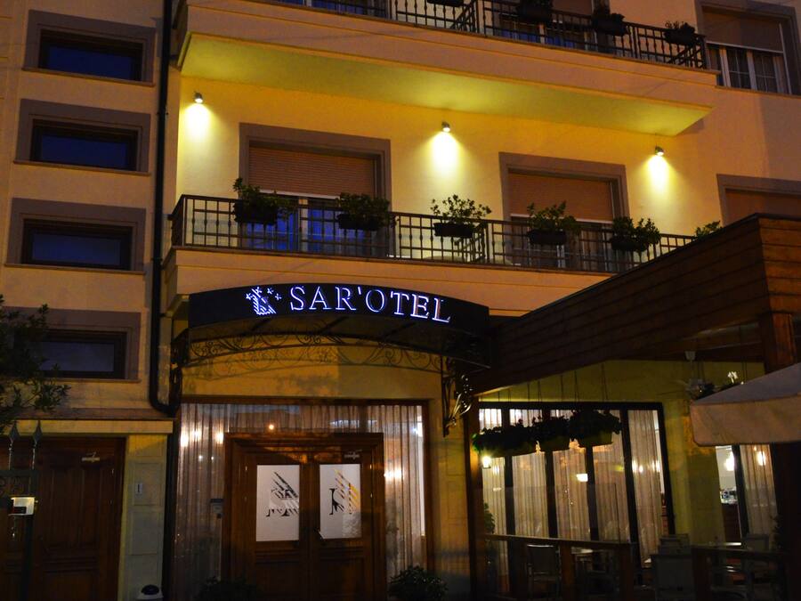 Front of property - evening/night