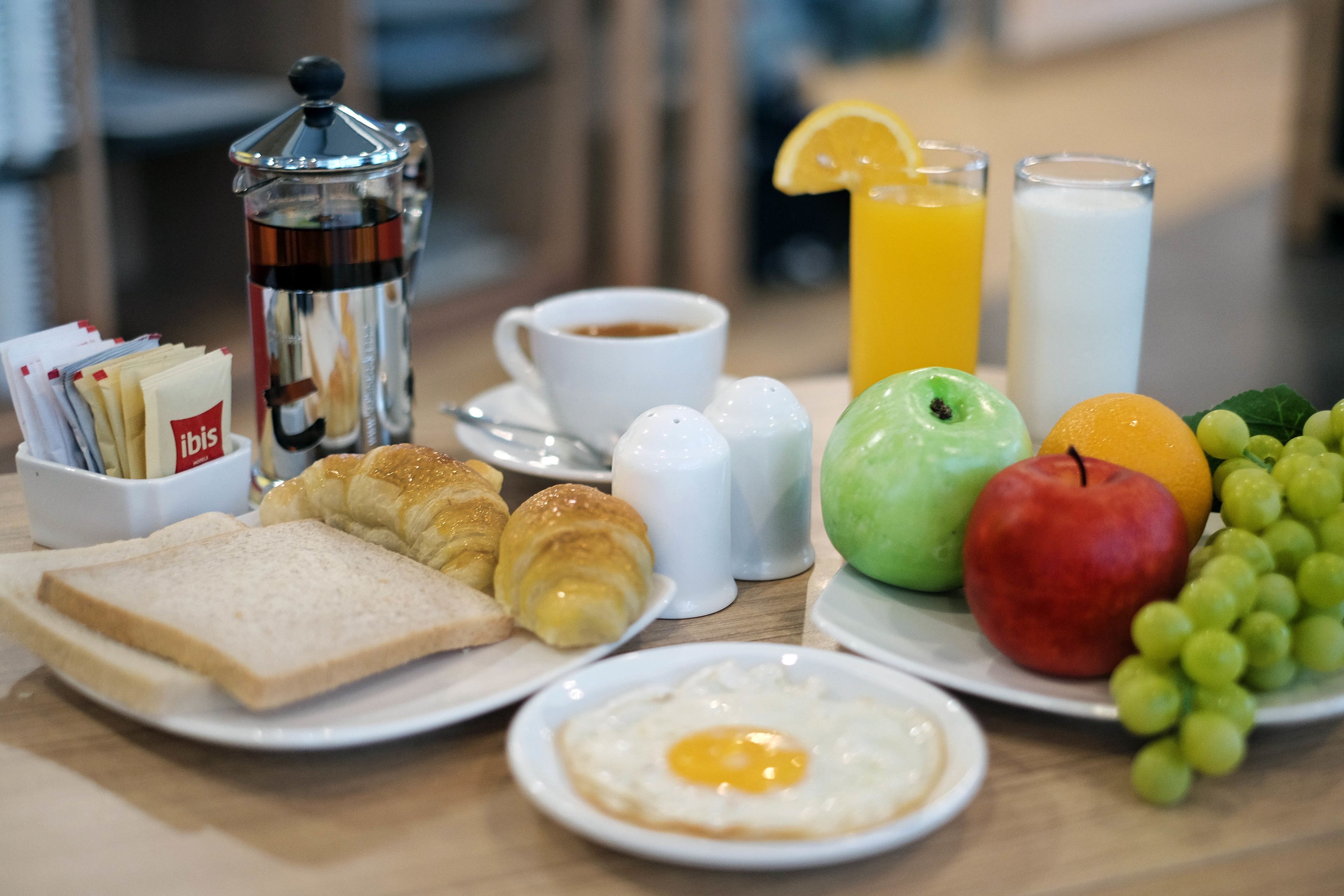 Morgenmadsbuffet hver dag (70000 IDR pr. person)