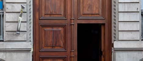 Entrée de l’hébergement