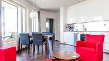 Two bedroom apartment for four | Living area | TV