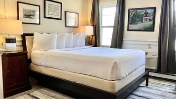 Premium bedding, individually decorated, individually furnished