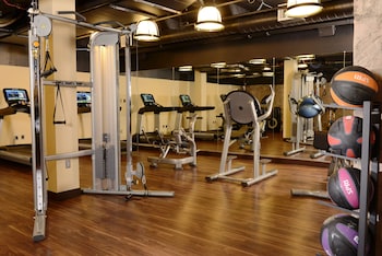 Fitness studio at The Crawford Hotel