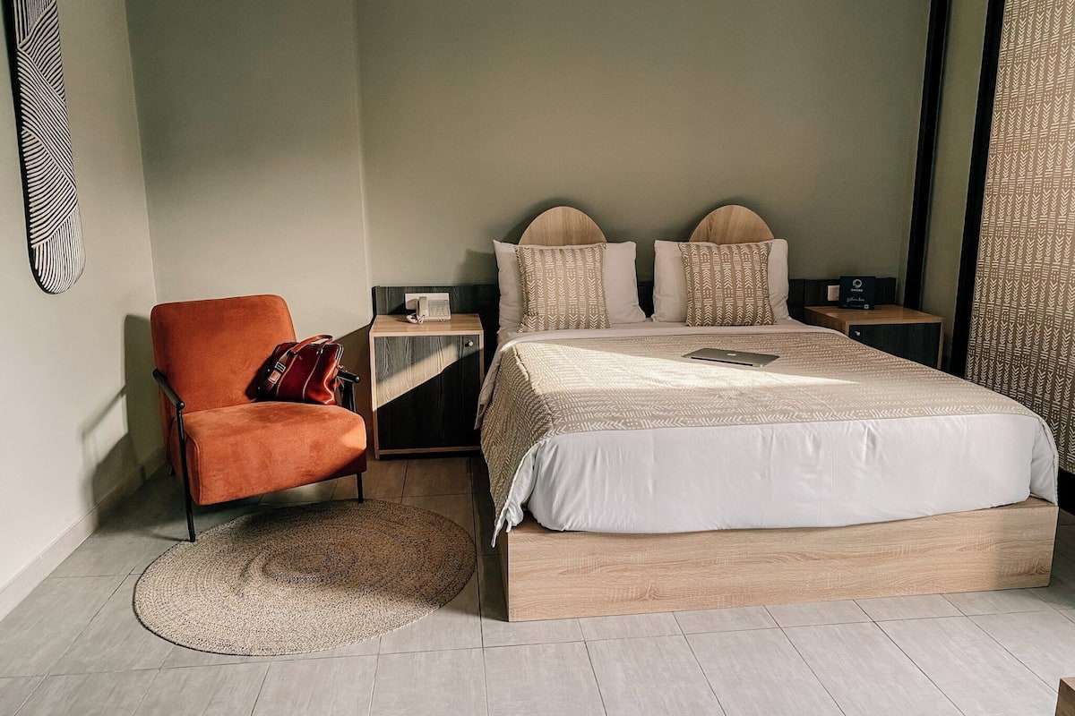 Junior kamer | 1 slaapkamer, lakens van Egyptisch katoen, Tempur Pedic-bedden