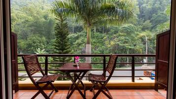 Uitzicht vanuit de kamer