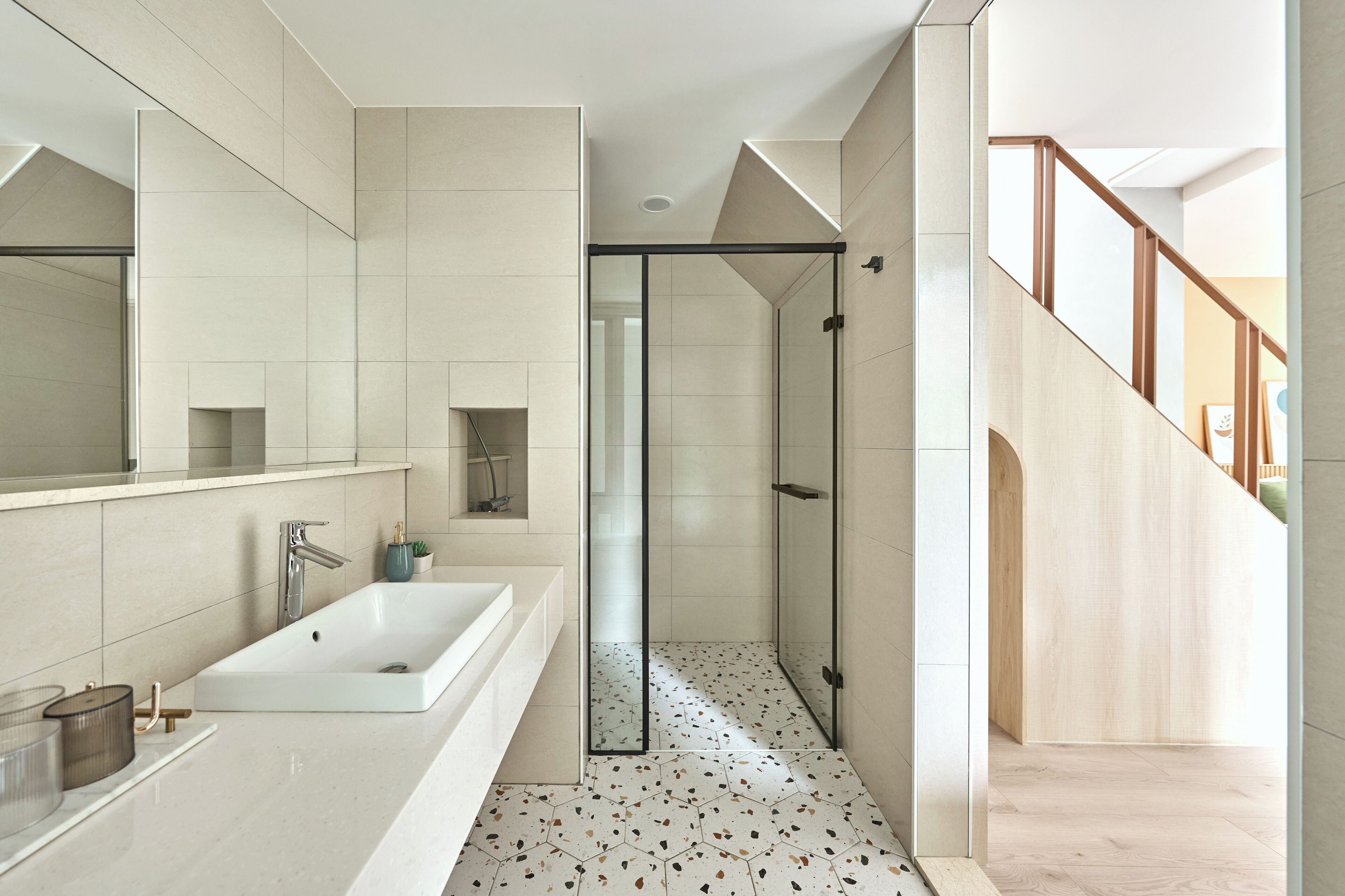 signature villa, 2 bedrooms, terrace, mezzanine | bathroom | shower, rainfall showerhead, free toiletries, hair dryer