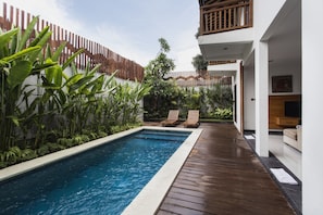 Villa, 2 habitaciones, alberca privada | Terraza o patio
