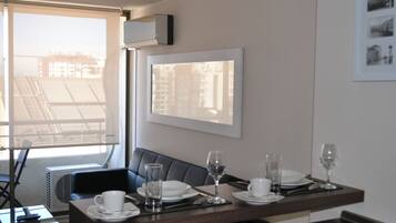 Apartment, 1 Bedroom | Private kitchen | Fridge, microwave, cookware/dishes/utensils