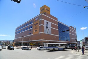 Voorkant van accommodatie