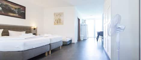 Comfort-Apartment, eigenes Bad | Hochwertige Bettwaren, Daunenbettdecken, Pillowtop-Betten