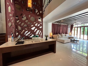 Interior entrance