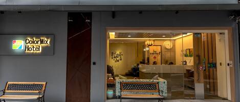 Entrada de l'allotjament