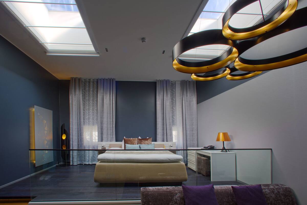 Sky Loft | Zimmersafe, Bügeleisen/Bügelbrett, kostenloses WLAN