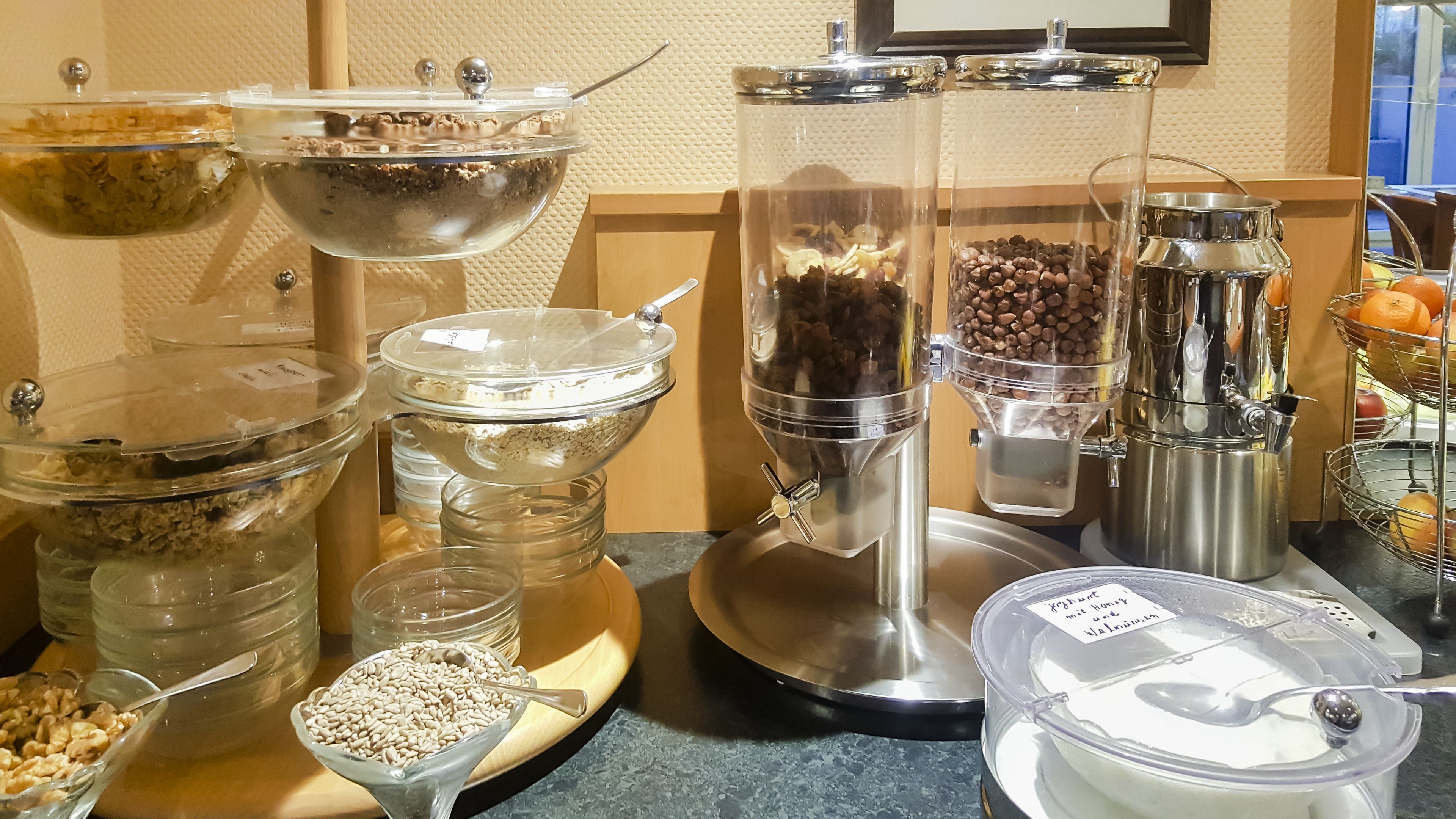 daily buffet breakfast (eur 15 per person)