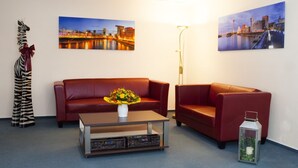 Sitteområde i lobbyen