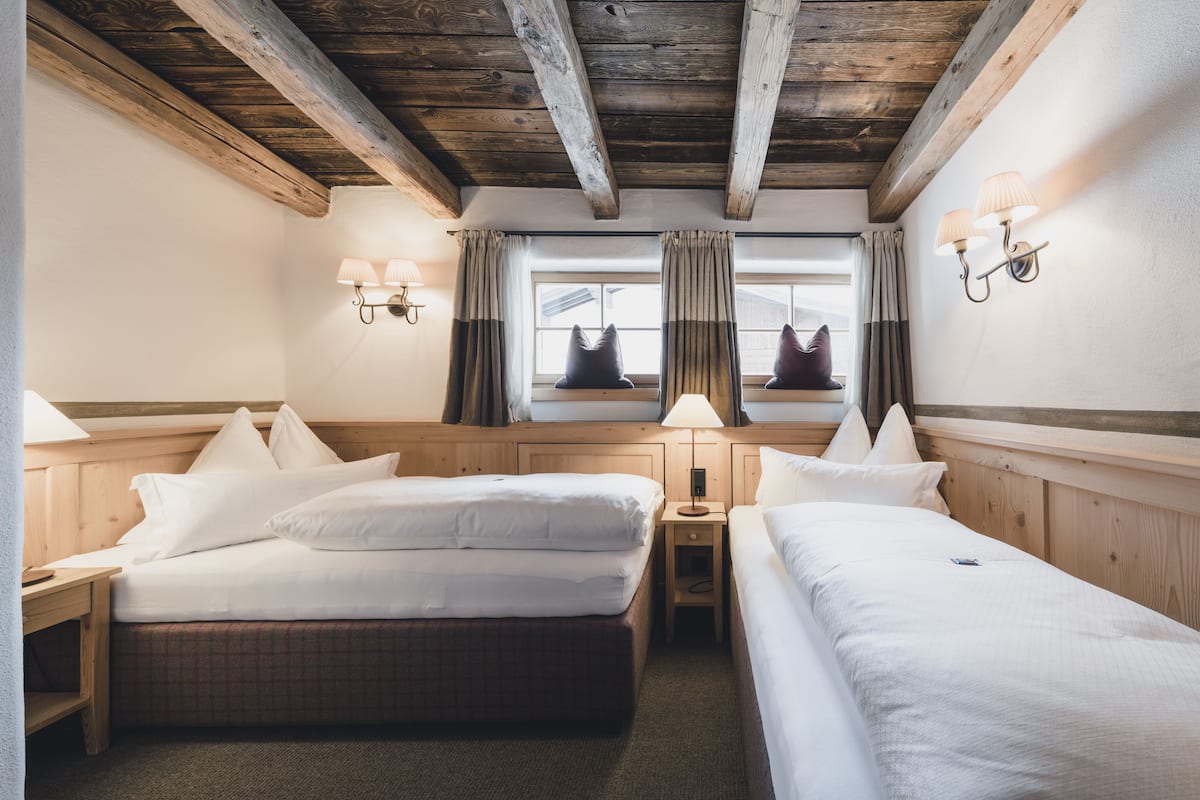 family suite, balcony, mountain view | 1 bedroom, minibar, in-room safe, individually decorated