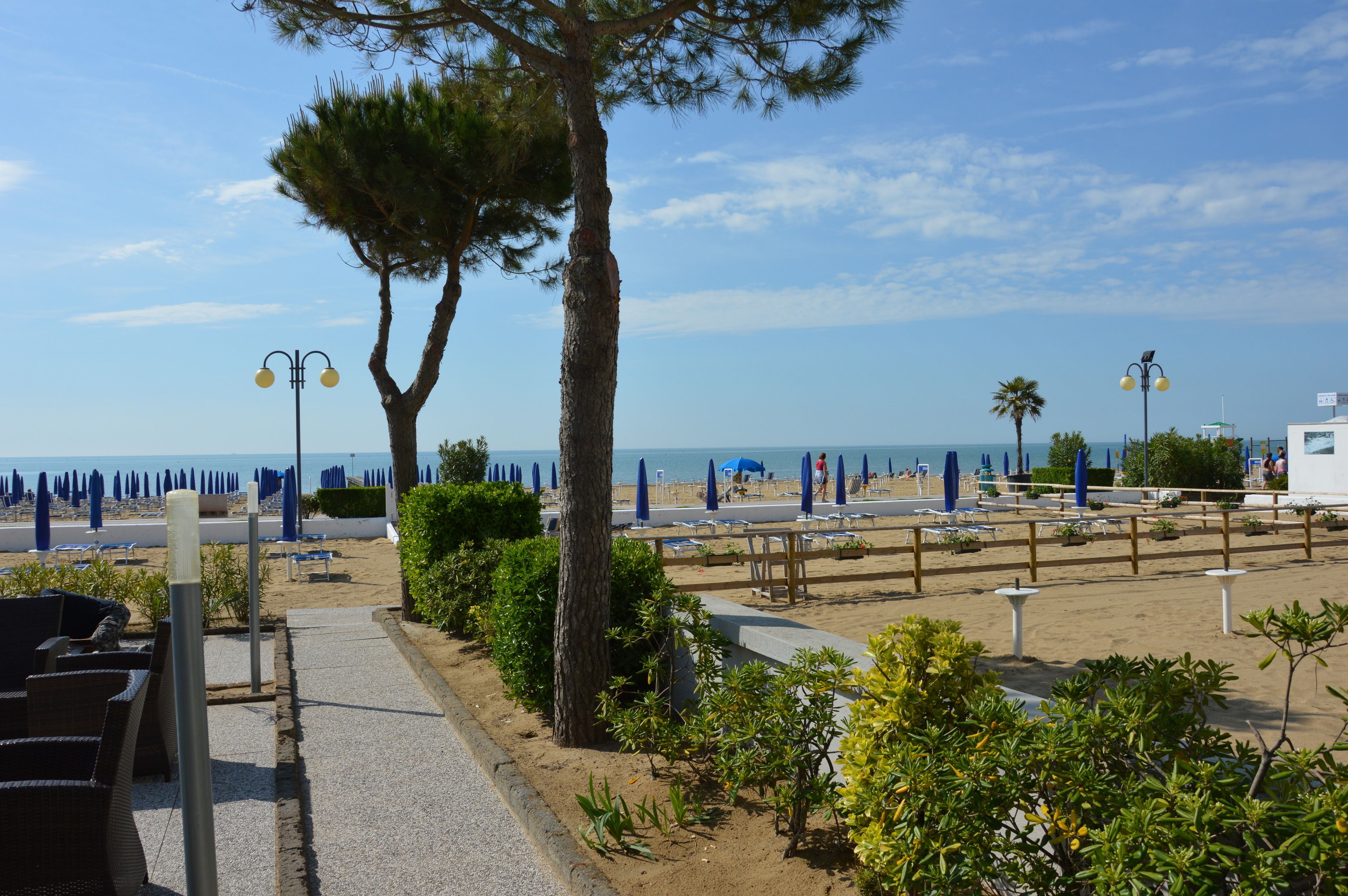 private beach, sun-loungers, beach umbrellas