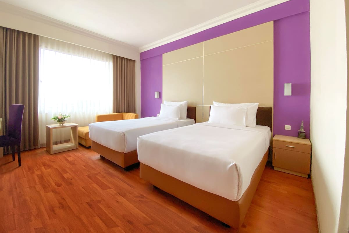 Ropa de cama de alta calidad y minibar