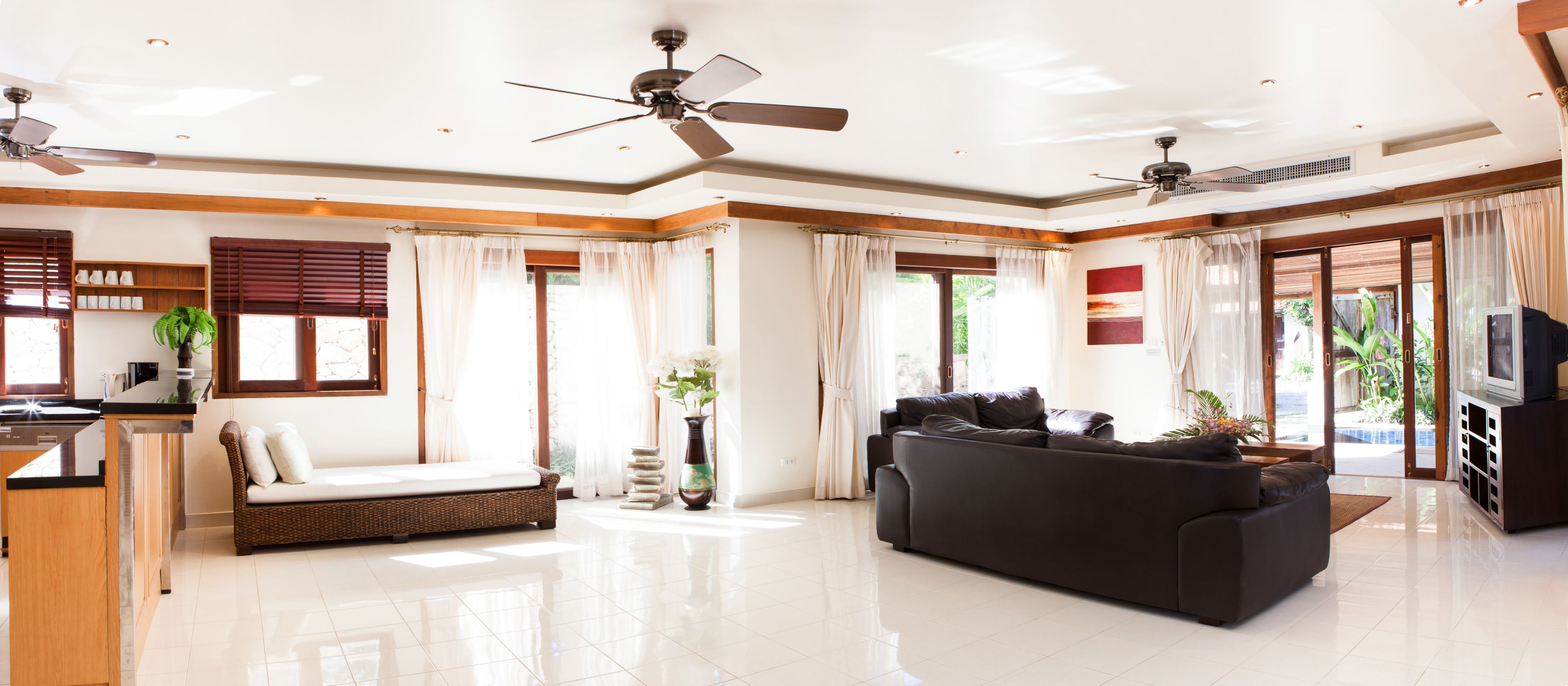 luxury villa, 4 bedrooms, beach view | living area | flat-screen tv, dvd player, ipod dock