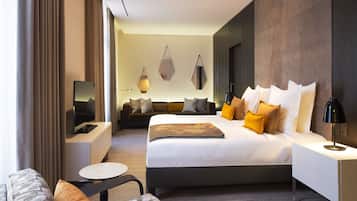 Premium bedding, minibar, in-room safe, desk