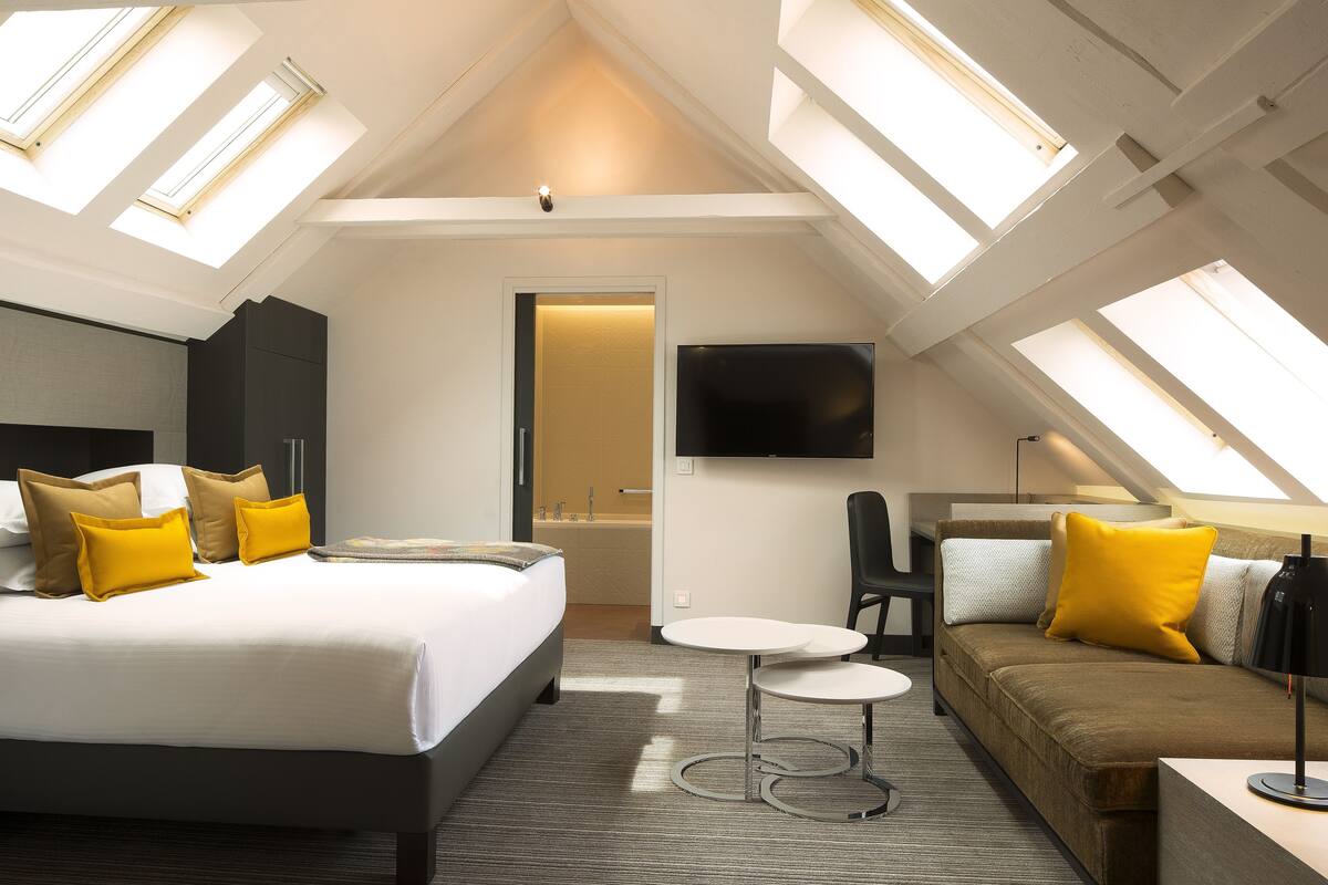 Suite – executive | Sengetøy av topp kvalitet, minibar, safe på rommet og skrivebord