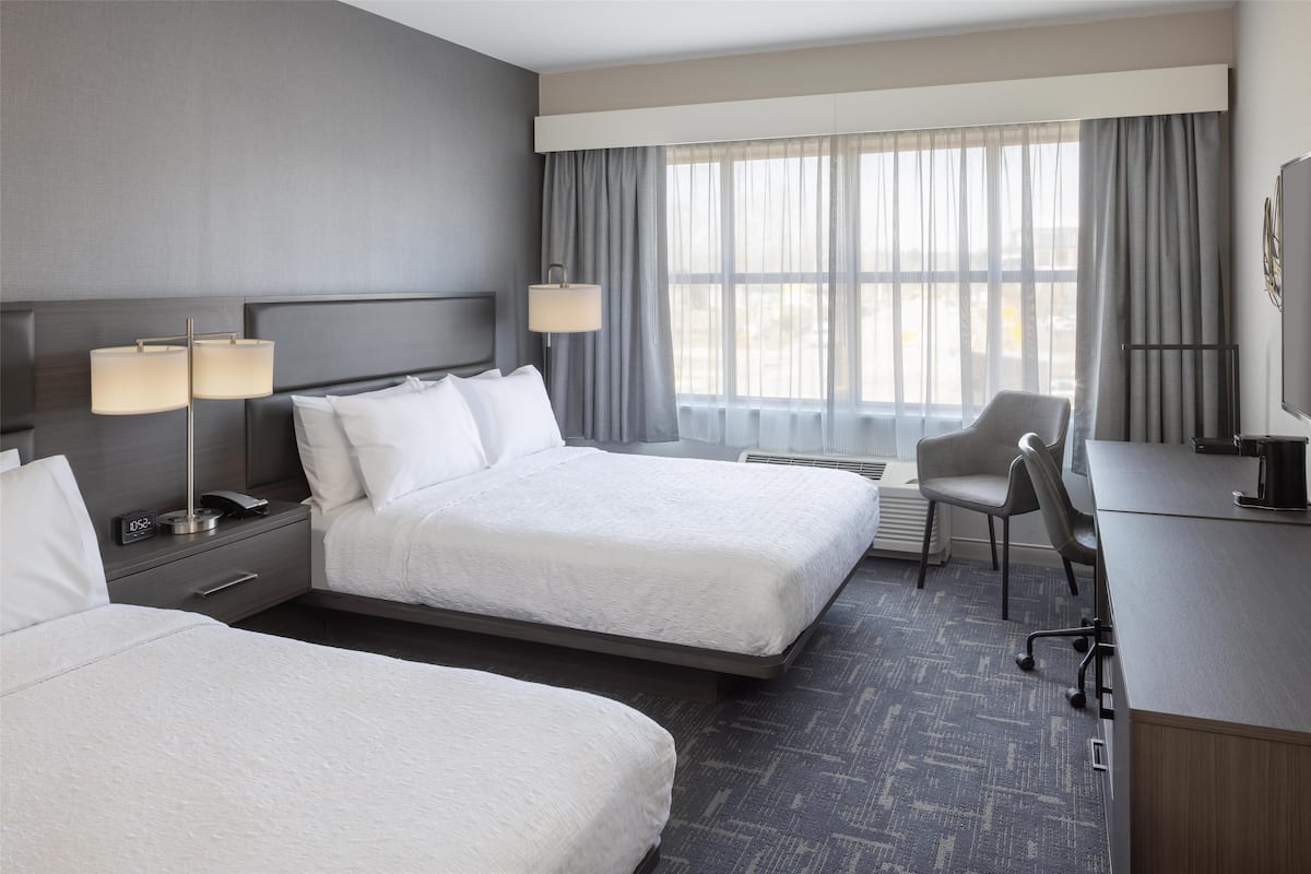 In-room safe, desk, laptop workspace, iron/ironing board