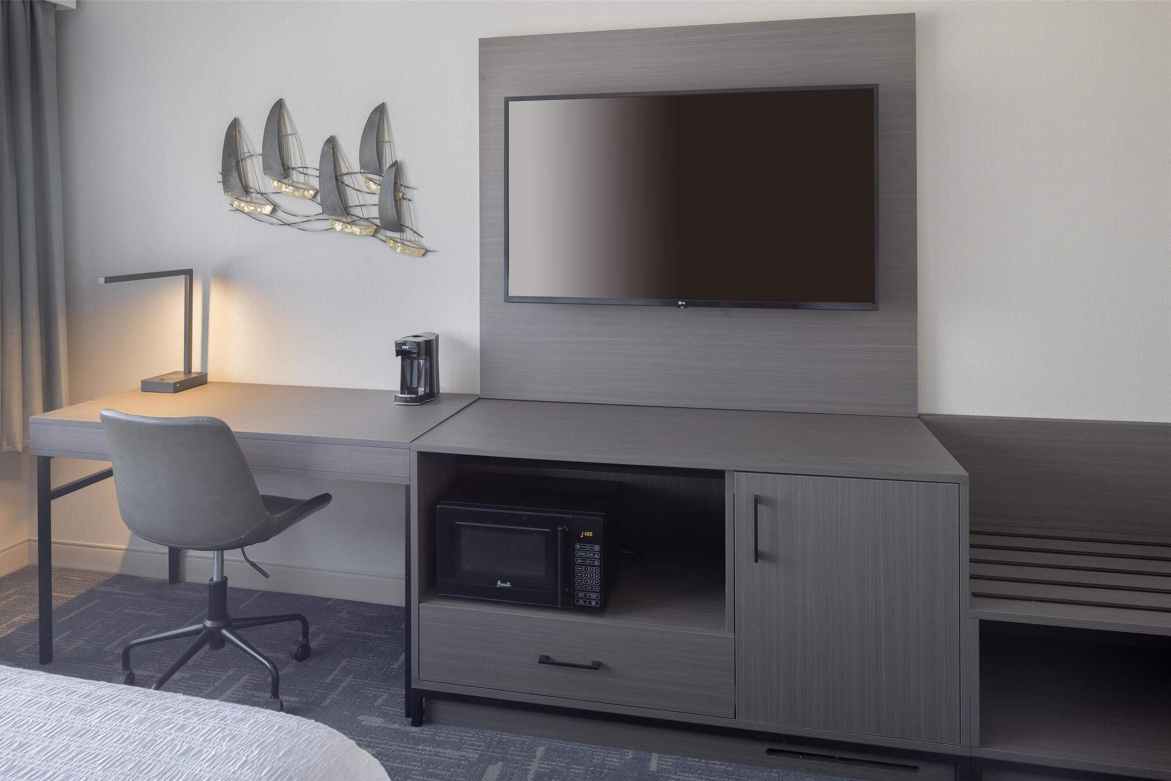 in-room safe, desk, laptop workspace, iron/ironing board