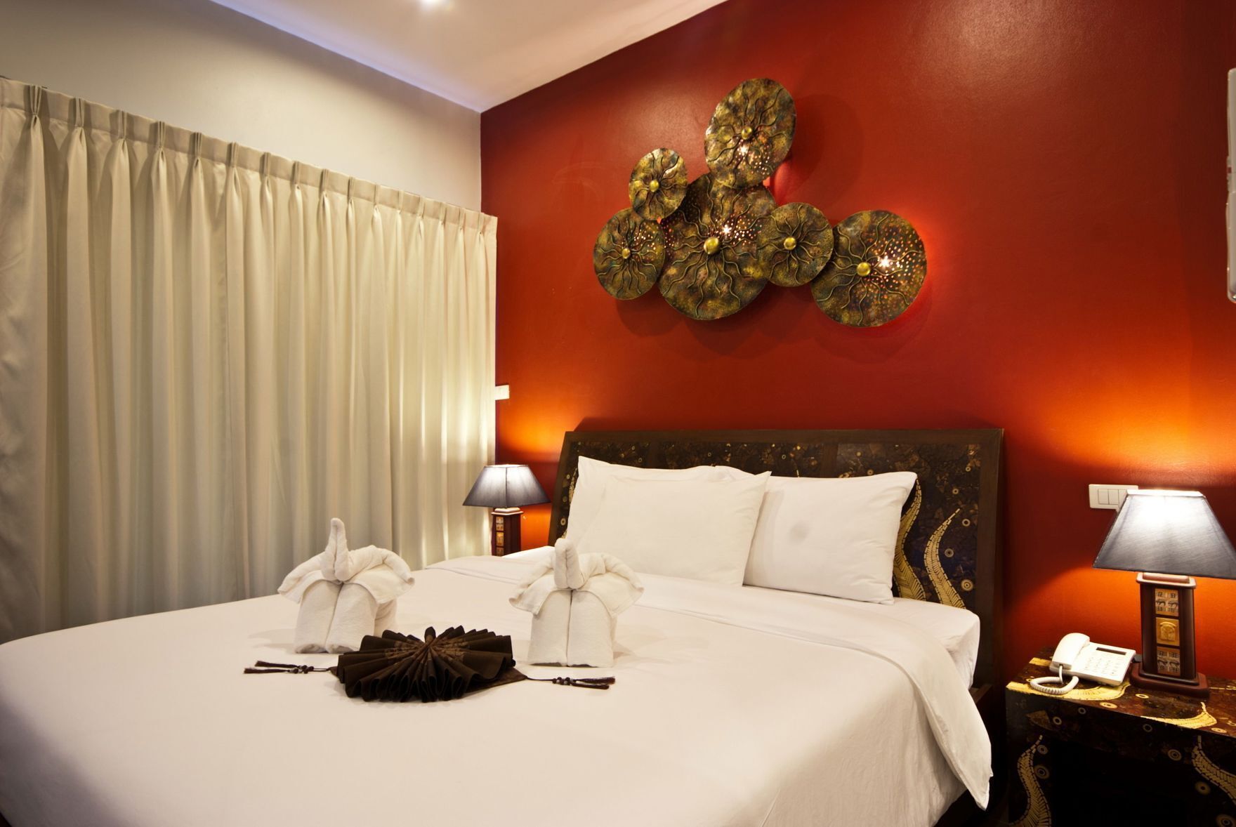 Minibar, in-room safe, desk, blackout curtains