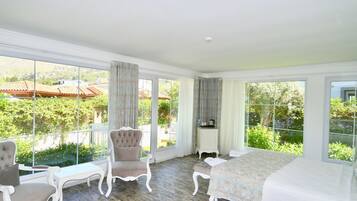 Exclusive Double Room, 1 King Bed, Non Smoking, Garden Area | 1 bedroom, premium bedding, minibar, in-room safe